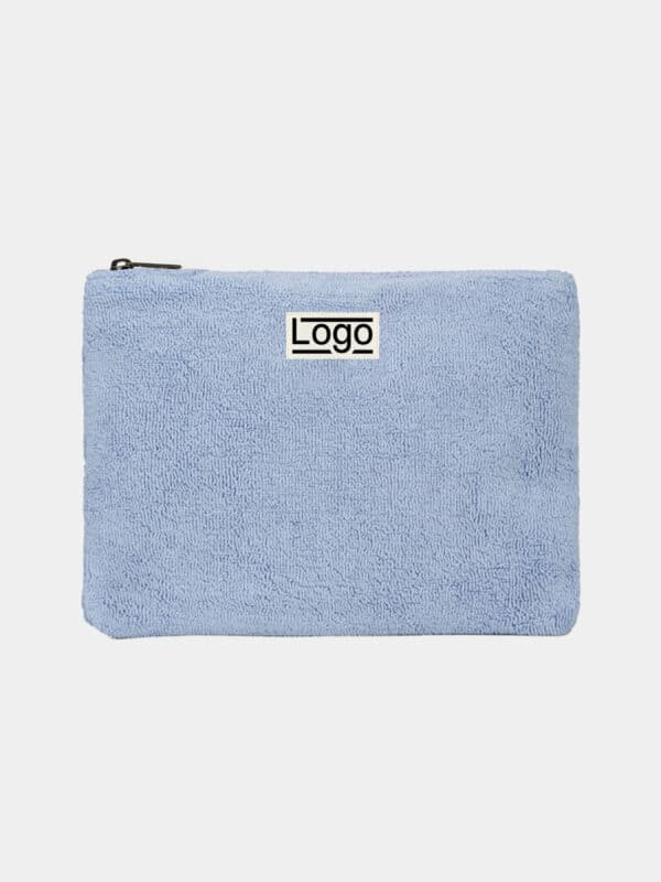 Pochette promotionnelle personnalisable coton bio Colette M Bleu nuage